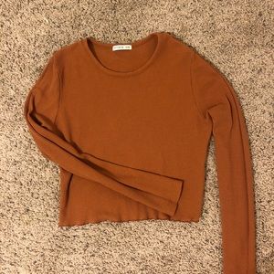 Burnt orange crop top!